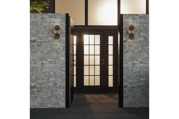 Chasm Quoizel Vägglampa utomhus - Black||Brown - Belysning - Utelampor & utomhusbelysning - Fasadbelysning & vägglyktor