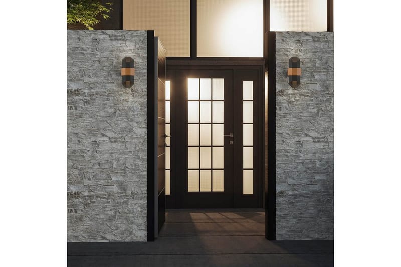 Chasm Quoizel Vägglampa utomhus - Black||Brown - Belysning - Utelampor & utomhusbelysning - Fasadbelysning & vägglyktor