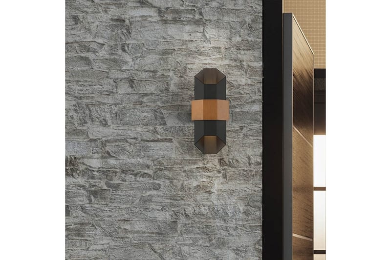 Chasm Quoizel Vägglampa utomhus - Black||Brown - Belysning - Utelampor & utomhusbelysning - Fasadbelysning & vägglyktor