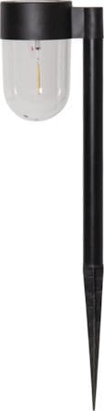 Cupola 2 pack Solcellspollare 30 cm - svart - Belysning - Utelampor & utomhusbelysning - Pollare