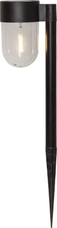 Cupola 2 pack Solcellspollare 30 cm - svart - Belysning - Utelampor & utomhusbelysning - Pollare