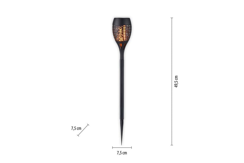 Fackel-Sol Just Light Marklampa - Black - Belysning - Utelampor & utomhusbelysning - Markbelysning