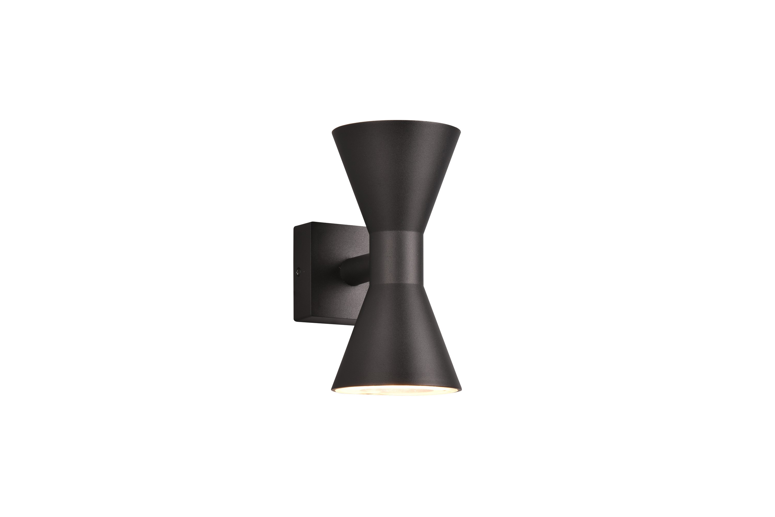 Ardas vägglampa 2L GU10 mattsvart Matt svart