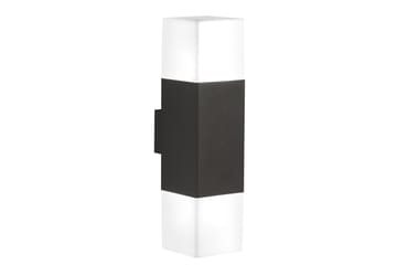 Hudson LED E14 vägglampa 2L antracit - Vit - Belysning - Utelampor & utomhusbelysning - Fasadbelysning & vägglyktor