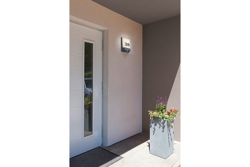 Kasai LED vägglampa / husnummer antracit - Vit - Belysning - Utelampor & utomhusbelysning - Fasadbelysning & vägglyktor