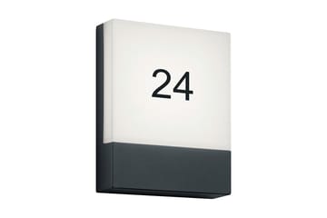 Pecos LED Vägglampa / husnummer antracit - Antracit/Vit - Belysning - Utelampor & utomhusbelysning - Fasadbelysning & vägglyktor
