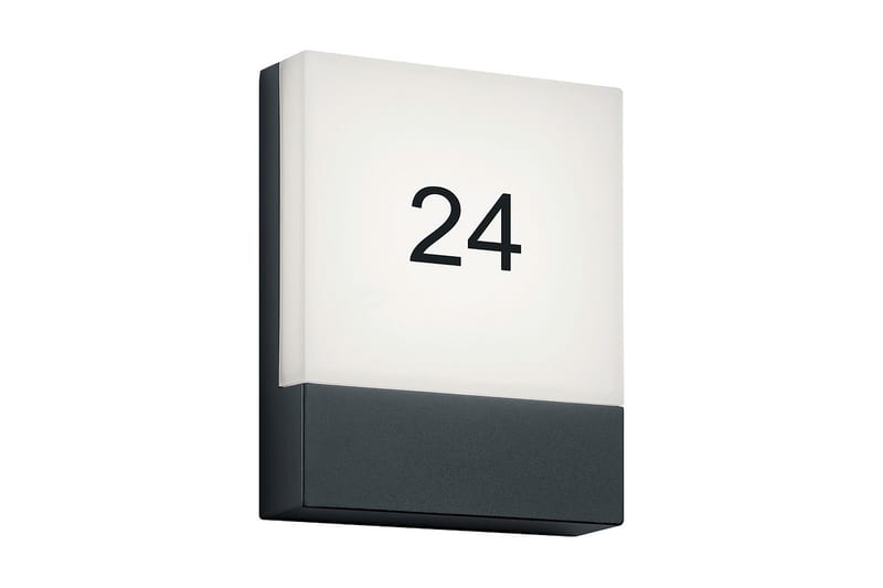 Pecos LED Vägglampa / husnummer antracit - Antracit/Vit - Belysning - Utelampor & utomhusbelysning - Fasadbelysning & vägglyktor