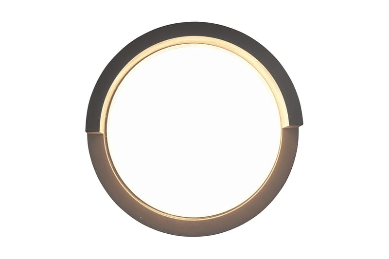 Puno LED vägglampa rund mattsvart - Matt svart - Belysning - Utelampor & utomhusbelysning - Fasadbelysning & vägglyktor