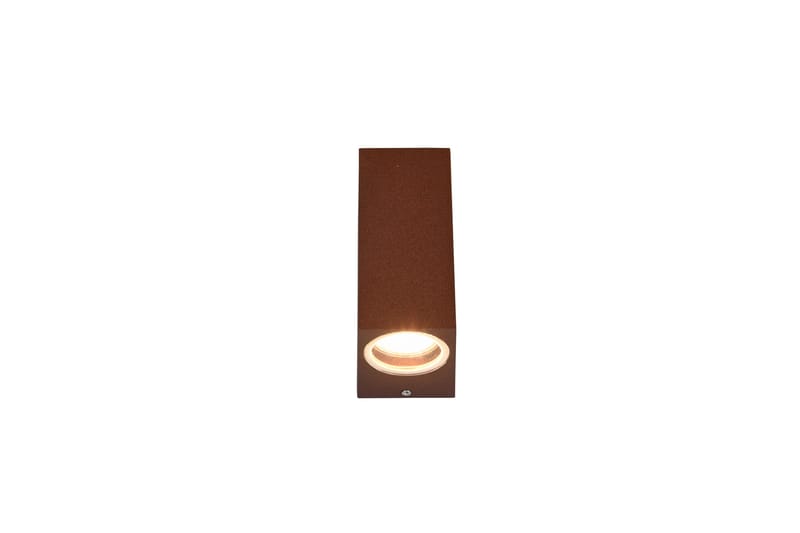 Roya Vägglampa 2xGU10 rost fyrkant - Rost - Belysning - Utelampor & utomhusbelysning - Fasadbelysning & vägglyktor