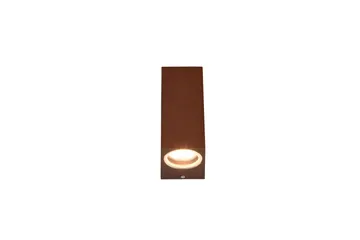 Roya Vägglampa 2xGU10 rost fyrkant - Rost - Belysning - Utelampor & utomhusbelysning - Fasadbelysning & vägglyktor