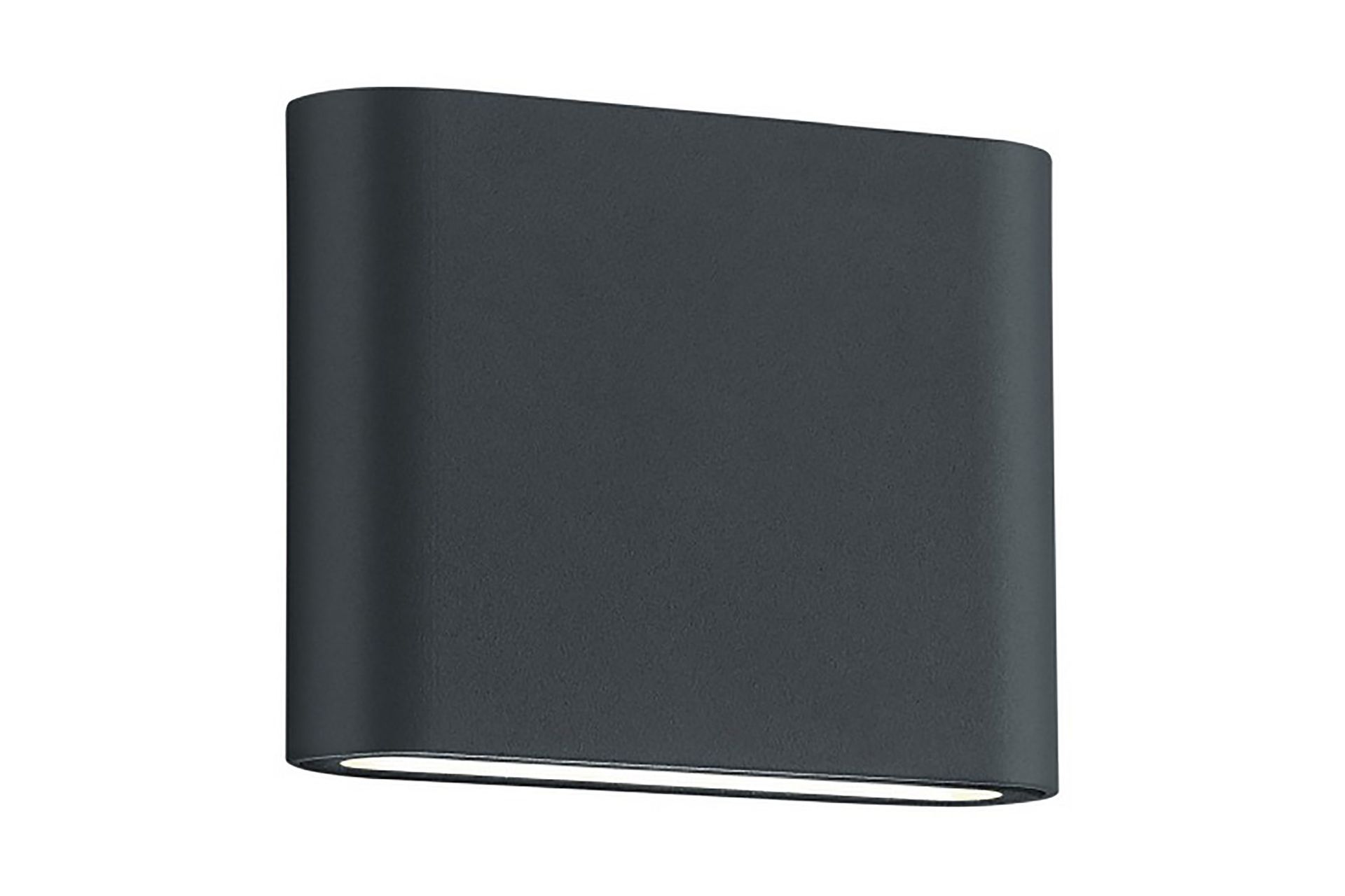 Thames II LED Vägglampa 11,5x9 cm antracit - Antracit/Vit