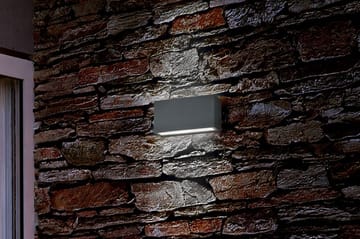 Trent LED Vägglampa antracit - Antracit/Vit - Belysning - Utelampor & utomhusbelysning - Fasadbelysning & vägglyktor