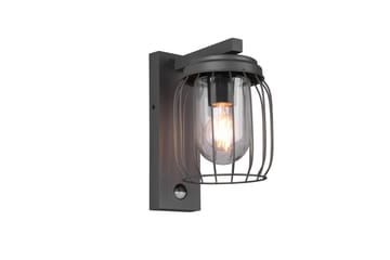 Tuela vägglampa E27 antracit rörelsessensor - Antracit - Belysning - Utelampor & utomhusbelysning - Fasadbelysning & vägglyktor