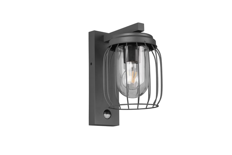Tuela Vägglampa E27 antracit rörelsessensor - Antracit - Belysning - Utelampor & utomhusbelysning - Fasadbelysning & vägglyktor