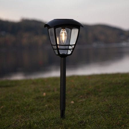 Felix Solcellspollare 45 cm - svart - Belysning - Utelampor & utomhusbelysning - Pollare