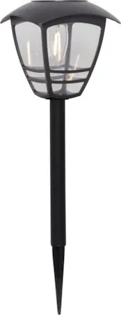 Felix Solcellspollare 45 cm - svart - Belysning - Utelampor & utomhusbelysning - Pollare