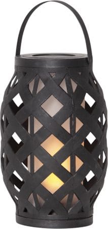 Flame Black Lykta 15 cm - svart - Belysning - Utelampor & utomhusbelysning - Bordslampa utomhus