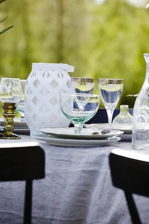 Flame Lykta 15 cm - vit - Belysning - Utelampor & utomhusbelysning - Bordslampa utomhus