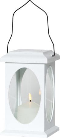 Flamme Lykta 13.5 cm - vit - Belysning - Utelampor & utomhusbelysning - Bordslampa utomhus