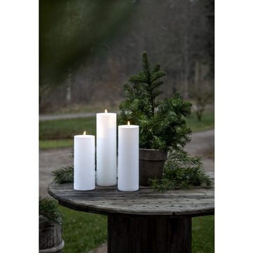 Flamme Rak LED Ljus 27,5 cm - vit - Belysning - Utelampor & utomhusbelysning - Bordslampa utomhus