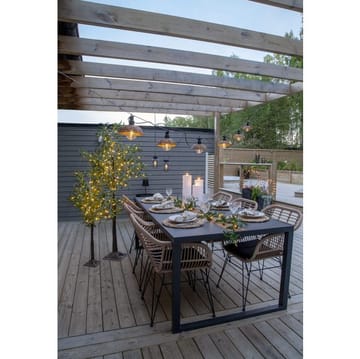Flamme Rak LED Ljus 27,5 cm - vit - Belysning - Utelampor & utomhusbelysning - Bordslampa utomhus