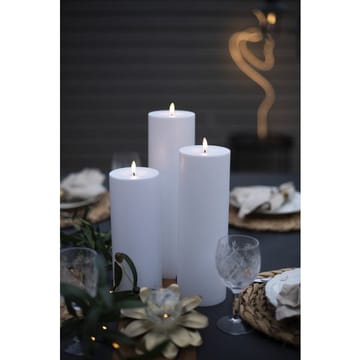 Flamme Rak LED Ljus 27,5 cm - vit - Belysning - Utelampor & utomhusbelysning - Bordslampa utomhus
