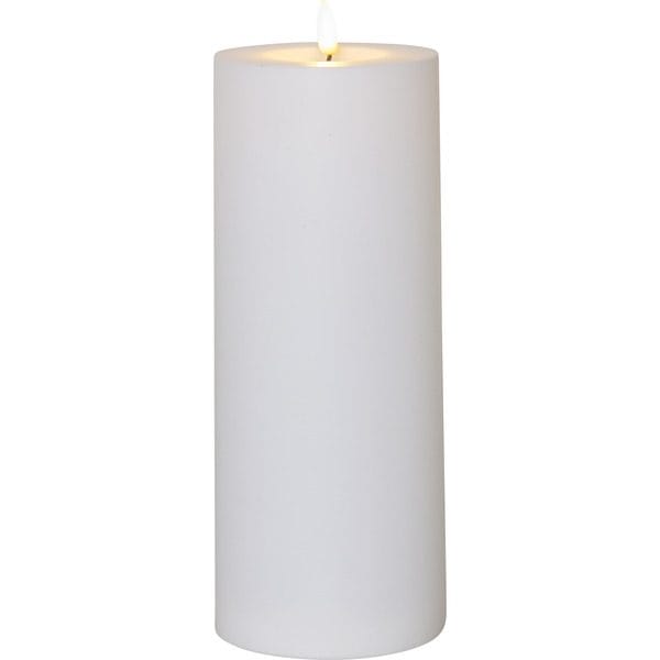 Flamme Rak LED Ljus 27,5 cm - vit - Belysning - Utelampor & utomhusbelysning - Bordslampa utomhus