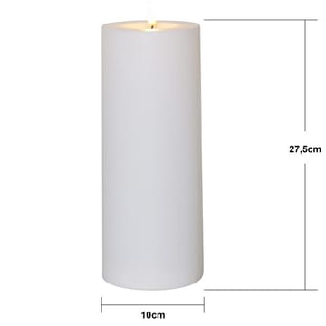 Flamme Rak LED Ljus 27,5 cm - vit - Belysning - Utelampor & utomhusbelysning - Bordslampa utomhus