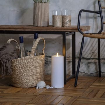 Flamme Rak LED Ljus 27,5 cm - vit - Belysning - Utelampor & utomhusbelysning - Bordslampa utomhus