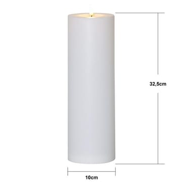 Flamme Rak LED Ljus 32,5 cm - vit - Belysning - Utelampor & utomhusbelysning - Bordslampa utomhus