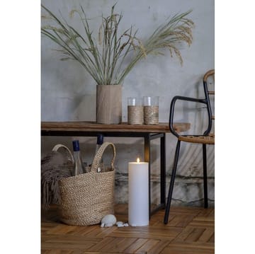 Flamme Rak LED Ljus 32,5 cm - vit - Belysning - Utelampor & utomhusbelysning - Bordslampa utomhus