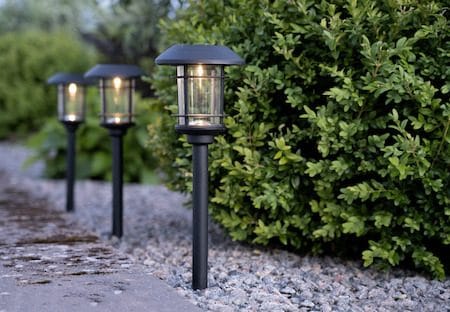Fride 3 pack Solcellspollare 34 cm - svart - Belysning - Utelampor & utomhusbelysning - Pollare