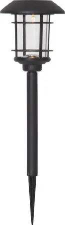 Fride 3 pack Solcellspollare 34 cm, svart