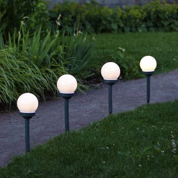 Globus 4 pack Solcellspollare 27 cm - vit - Belysning - Utelampor & utomhusbelysning - Pollare