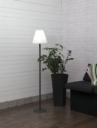 Golvlampa Kreta 150 cm - Grå / Svart - Belysning - Utelampor & utomhusbelysning - Golvlampa utomhus
