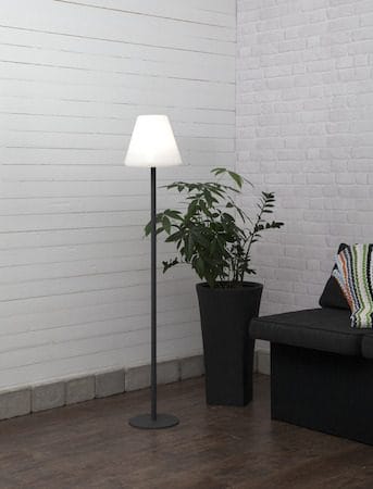 Golvlampa Kreta 150 cm - Grå / Svart - Belysning - Utelampor & utomhusbelysning - Golvlampa utomhus
