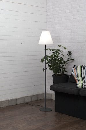 Golvlampa Kreta 150 cm - Grå / Svart - Belysning - Utelampor & utomhusbelysning - Golvlampa utomhus