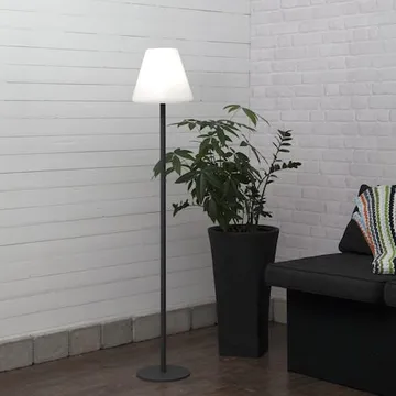 Golvlampa Kreta 150 cm - Grå / Svart - Belysning - Utelampor & utomhusbelysning - Golvlampa utomhus