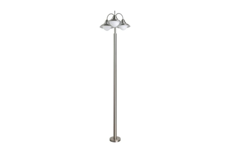 Golvlampa Utebelysning Eglo Sidney - Vit/Silver - Belysning - Utelampor & utomhusbelysning - Golvlampa utomhus