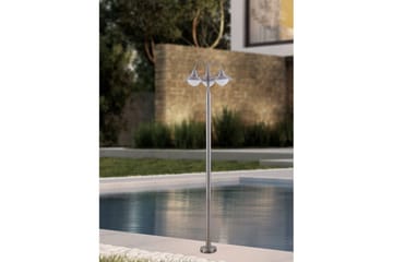 Golvlampa Utebelysning Eglo Sidney - Vit/Silver - Belysning - Utelampor & utomhusbelysning - Golvlampa utomhus