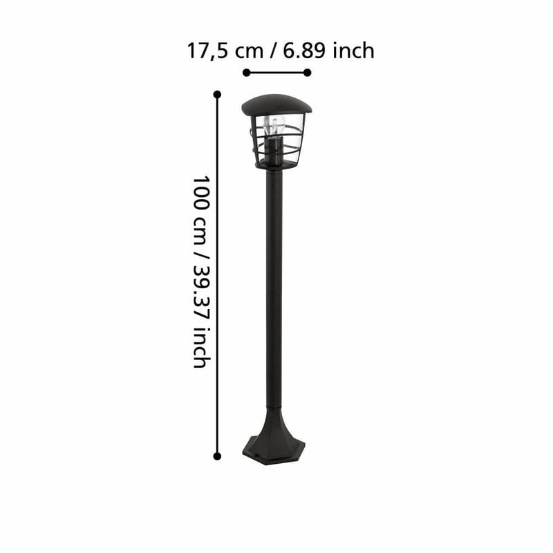 Golvljus Aloria - 17 cm - Belysning - Utelampor & utomhusbelysning - Stolplykta & grindlykta