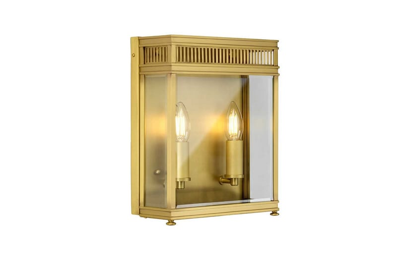 Holborn Elstead Lighting Vägglampa utomhus, Brass