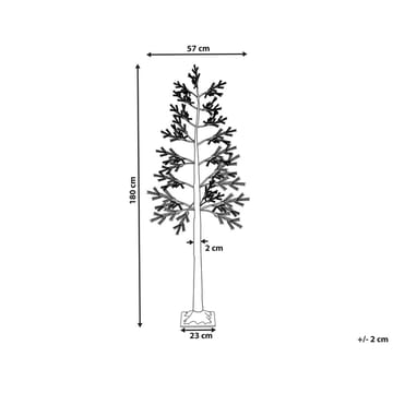 Juldekoration Utomhus Albioni - Vit, Grön/57x57x180 cm - Belysning - Utelampor & utomhusbelysning - Golvlampa utomhus