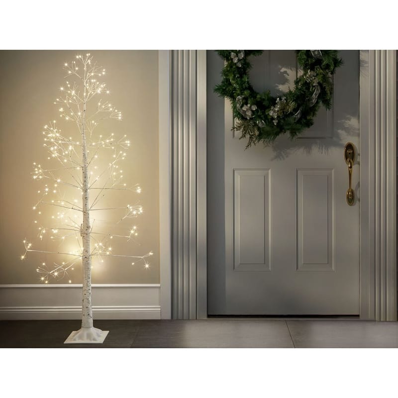 Juldekoration Utomhus Albioni - Vit/45x45x180 cm - Belysning - Utelampor & utomhusbelysning - Golvlampa utomhus