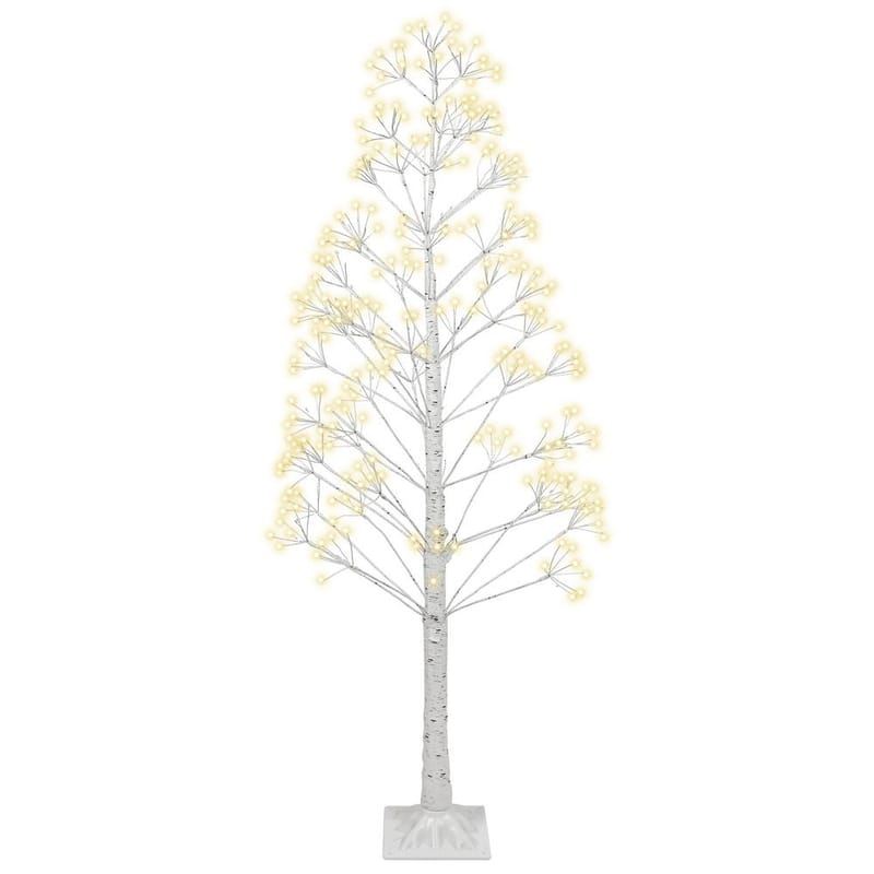 Juldekoration Utomhus Albioni, Vit/45x45x180 cm