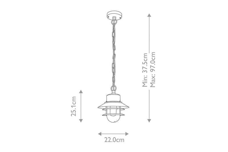 Köpenhamn Elstead Lighting Utomhuslampa - Black - Belysning - Utelampor & utomhusbelysning - Taklampa utomhus