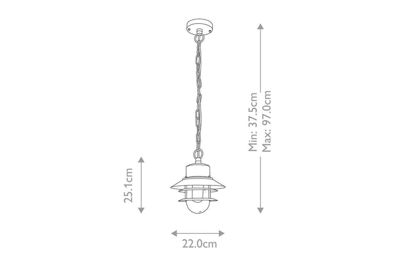 Köpenhamn Elstead Lighting Utomhuslampa - Black - Belysning - Utelampor & utomhusbelysning - Taklampa utomhus
