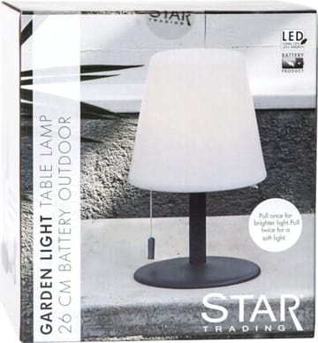 Kreta Bordslampa 16 cm - vit och svart - Belysning - Utelampor & utomhusbelysning - Bordslampa utomhus