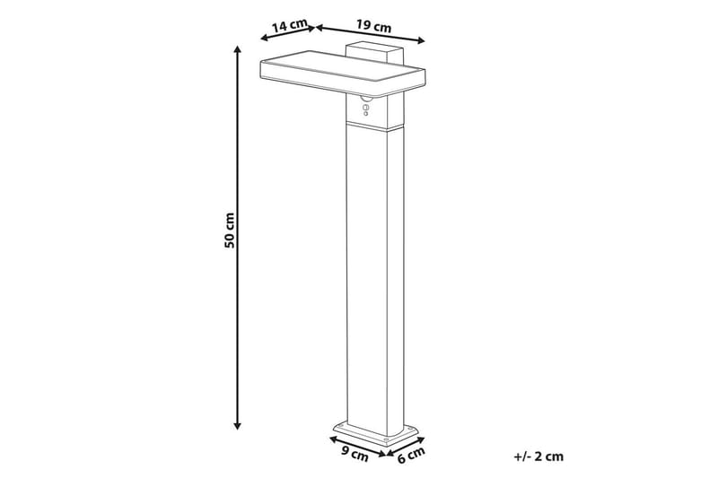 Krokel LED Solcellsbelysning 50 cm - Svart - Belysning - Utelampor & utomhusbelysning - Solcellsbelysning
