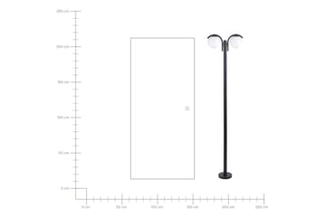 Kulsi Lyktstolpe 205 cm - Svart - Belysning - Utelampor & utomhusbelysning - Stolplykta & grindlykta